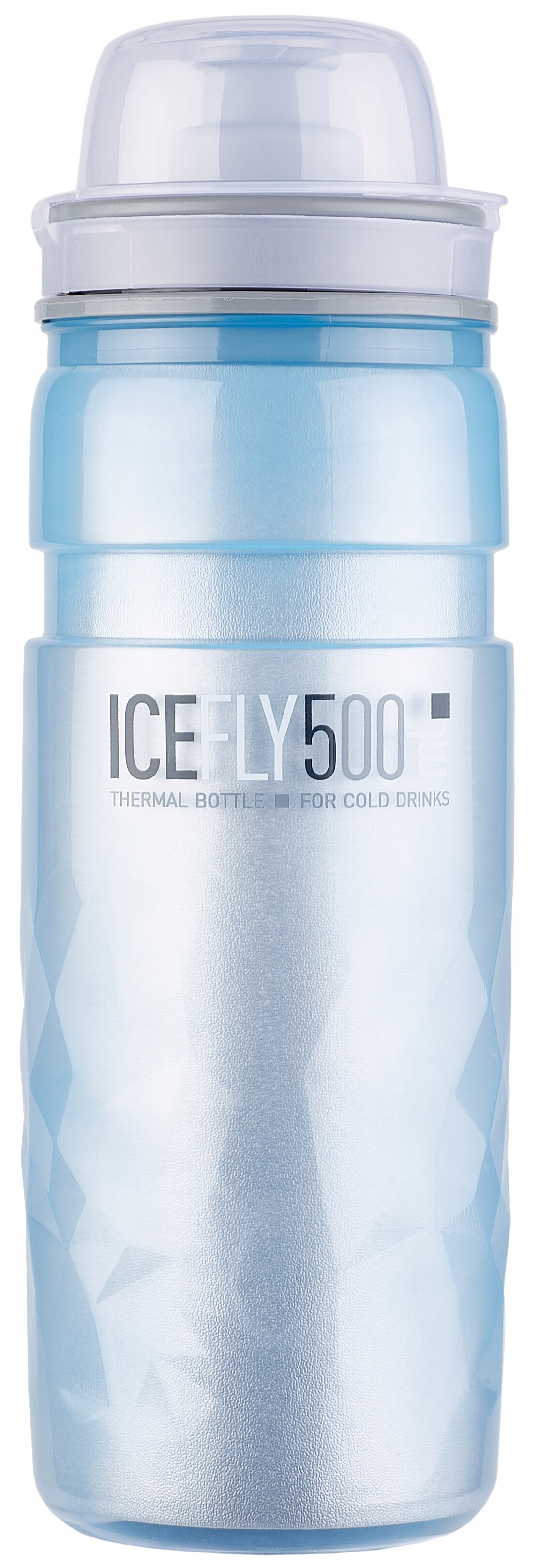Elite Ice Fly 500ml 2 Hour Thermal Water Bottle Clear